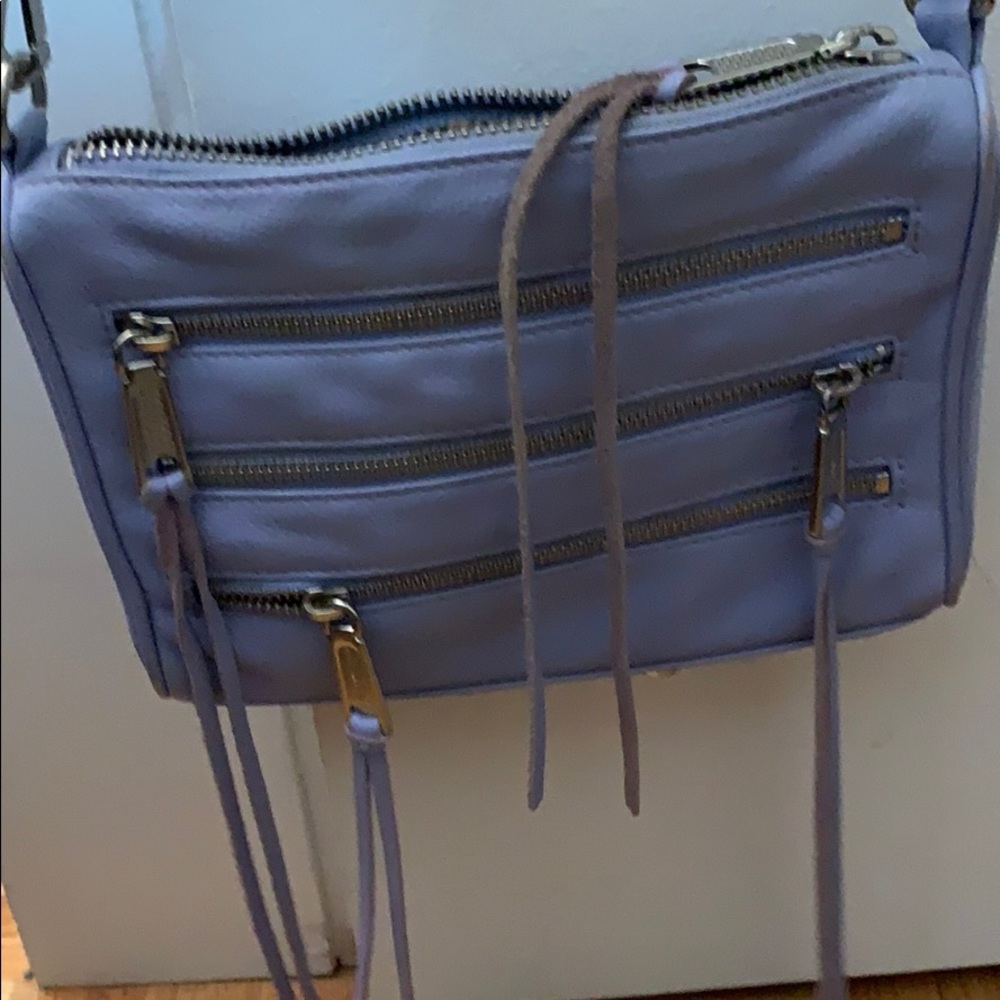 Rebecca Minkoff purple mini mac purse